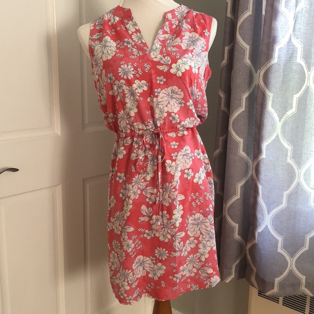 Pink and White Dress